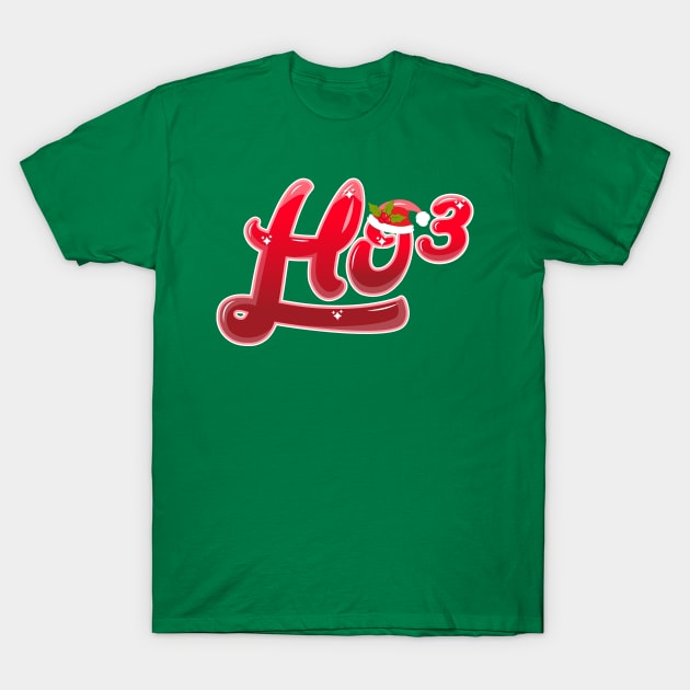 Ho Ho Ho Luxury Christmas T-Shirt by VBleshka